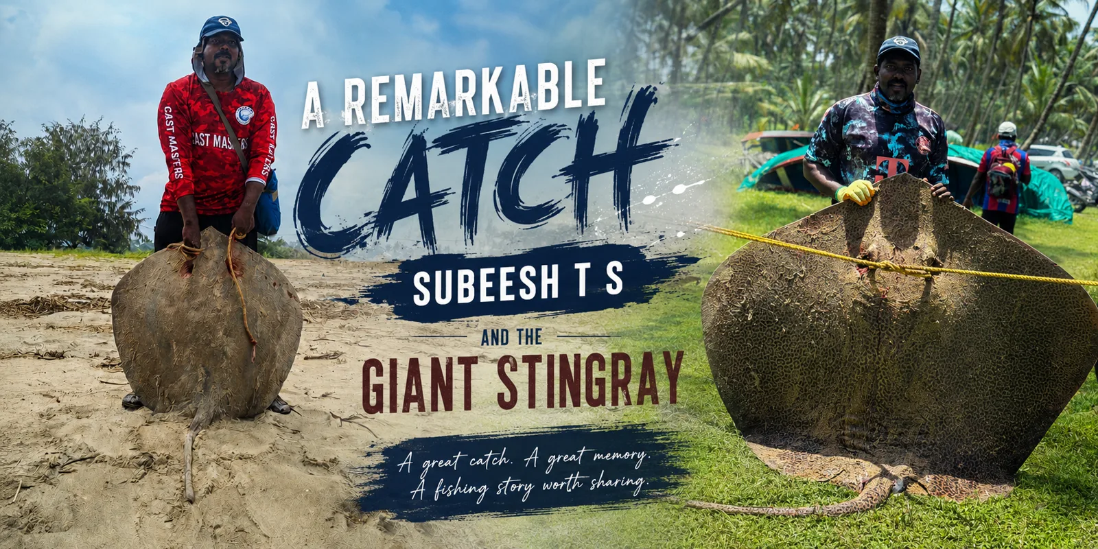 A Remarkable Catch: Subeesh T S and the Giant Stingray